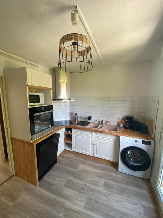 Appartement 3P, 72M2, Centre Ville, Parking Prive Tout Confort 比斯卡罗斯 外观 照片